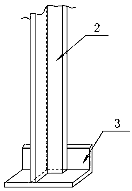 Support for fixing heat collector on built roof