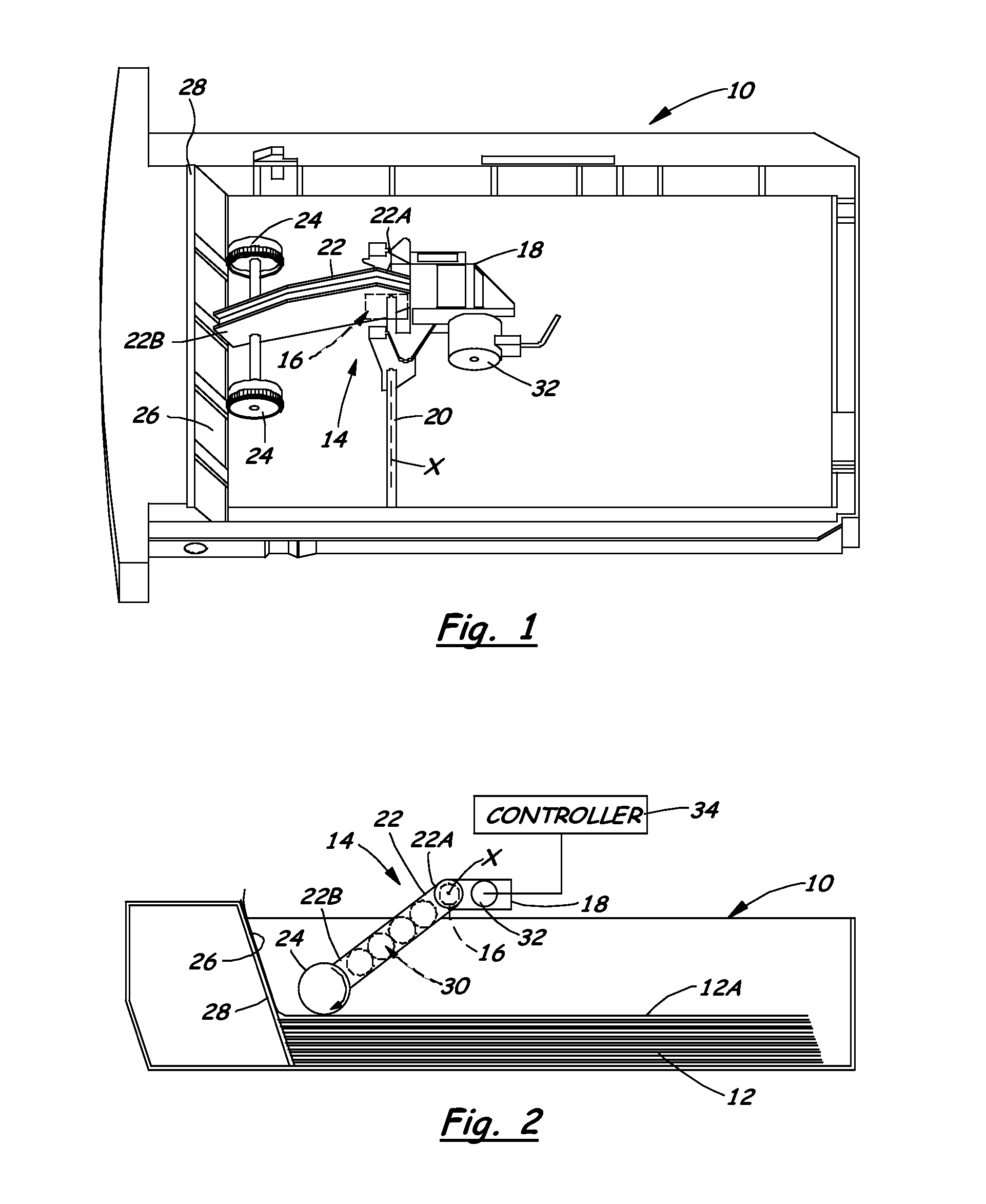 Method For Calibrating Stack Height Sensing In A Media Stack Height Monitoring System In An Image Forming Machine