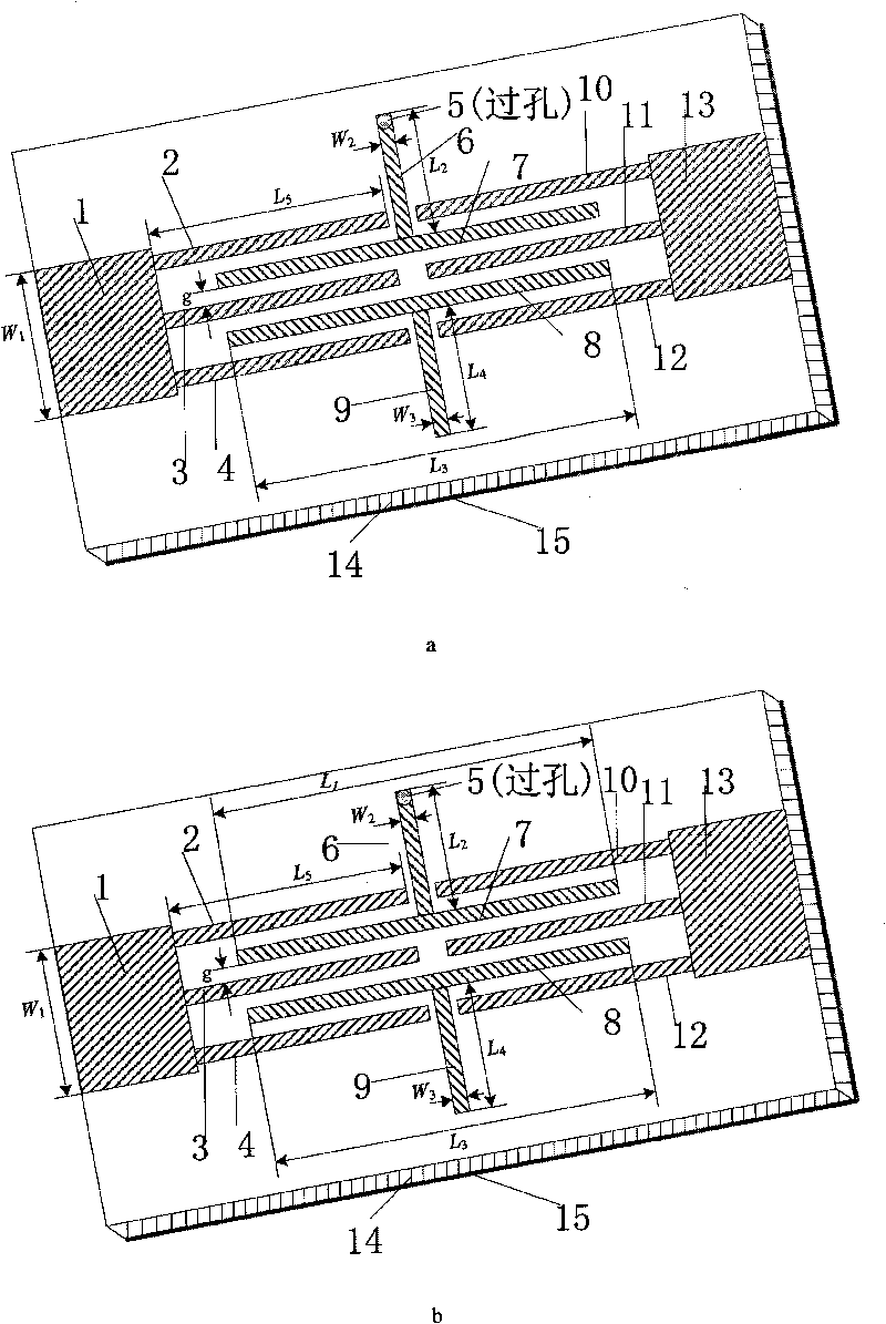 Ultra-wideband filter employing parallel resonator and having band-stop characteristic