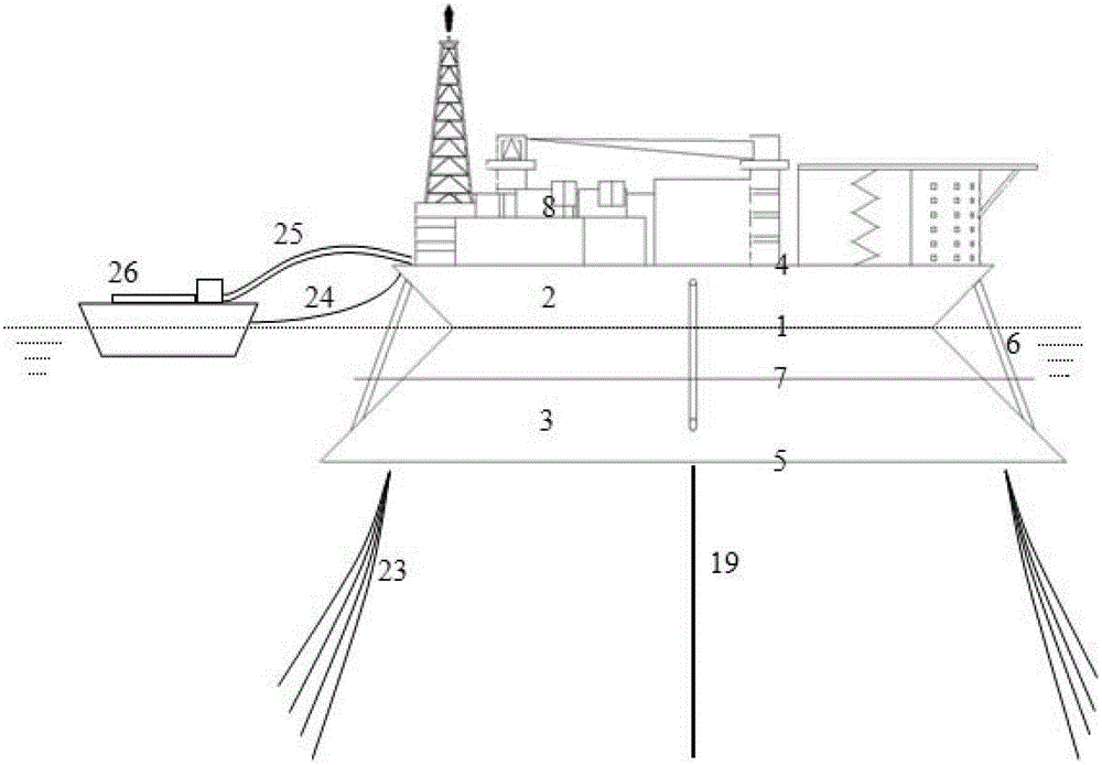 Docking round platform floating production storage system