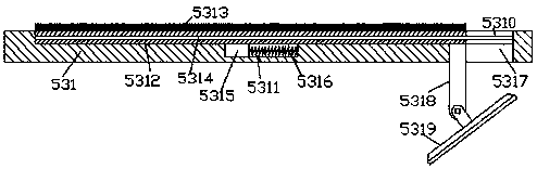 Flexible road slope tamping device