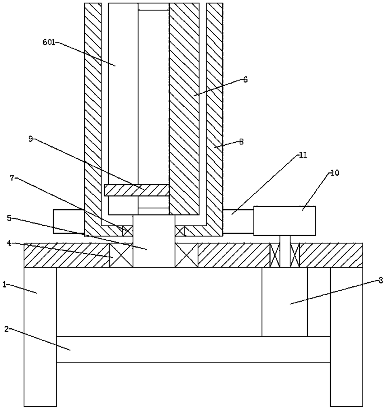 A solar water heater thermal insulation water tank roll forming device