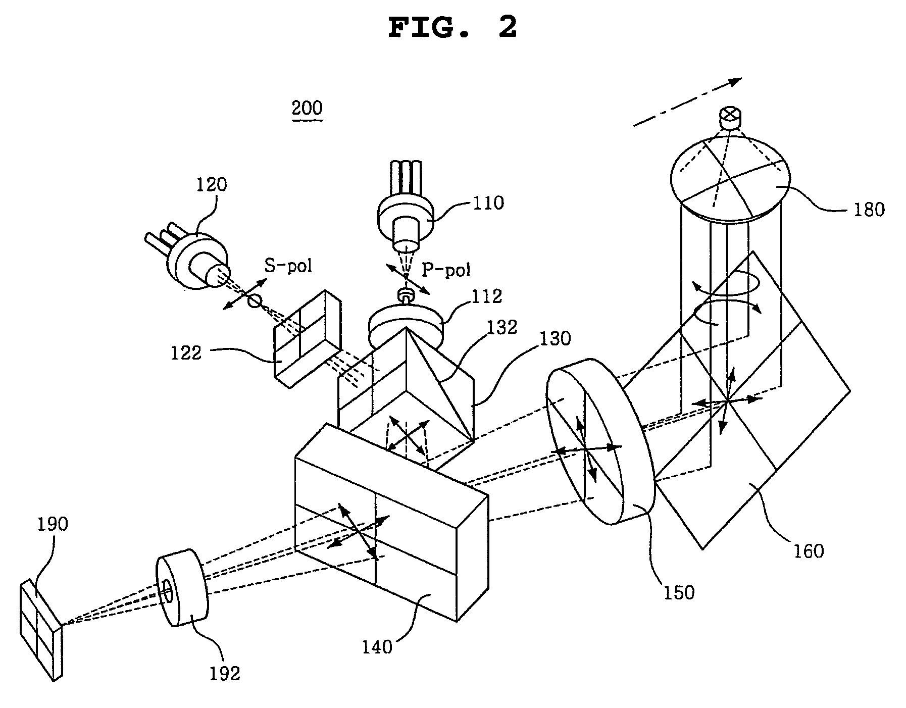 Optical pickup device with phase shift mirror