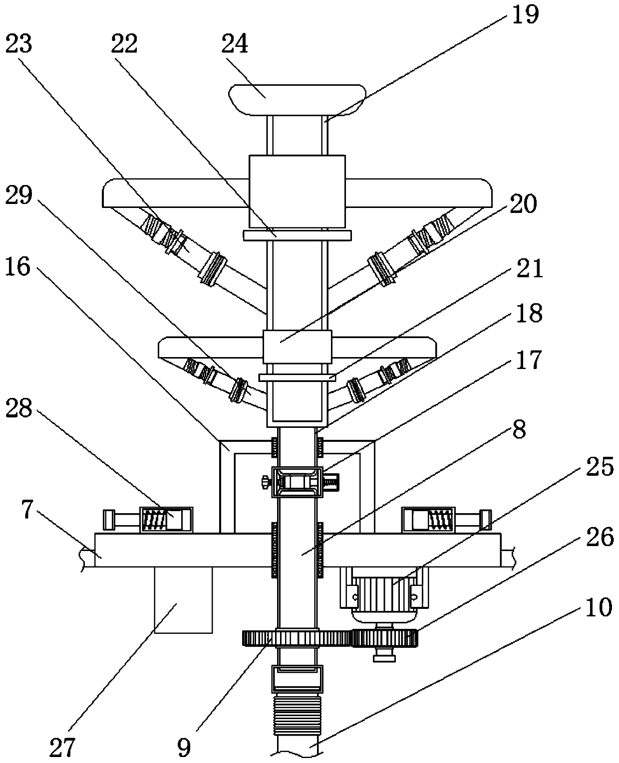 Energy-saving and emission-reducing garden watering equipment