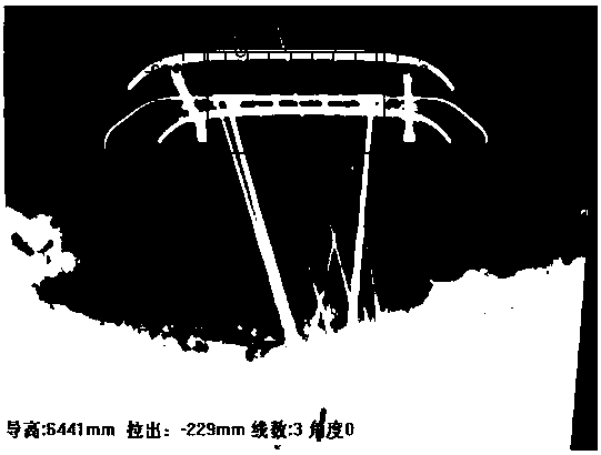 Measuring method and system for catenary geometric parameters based on binocular principle