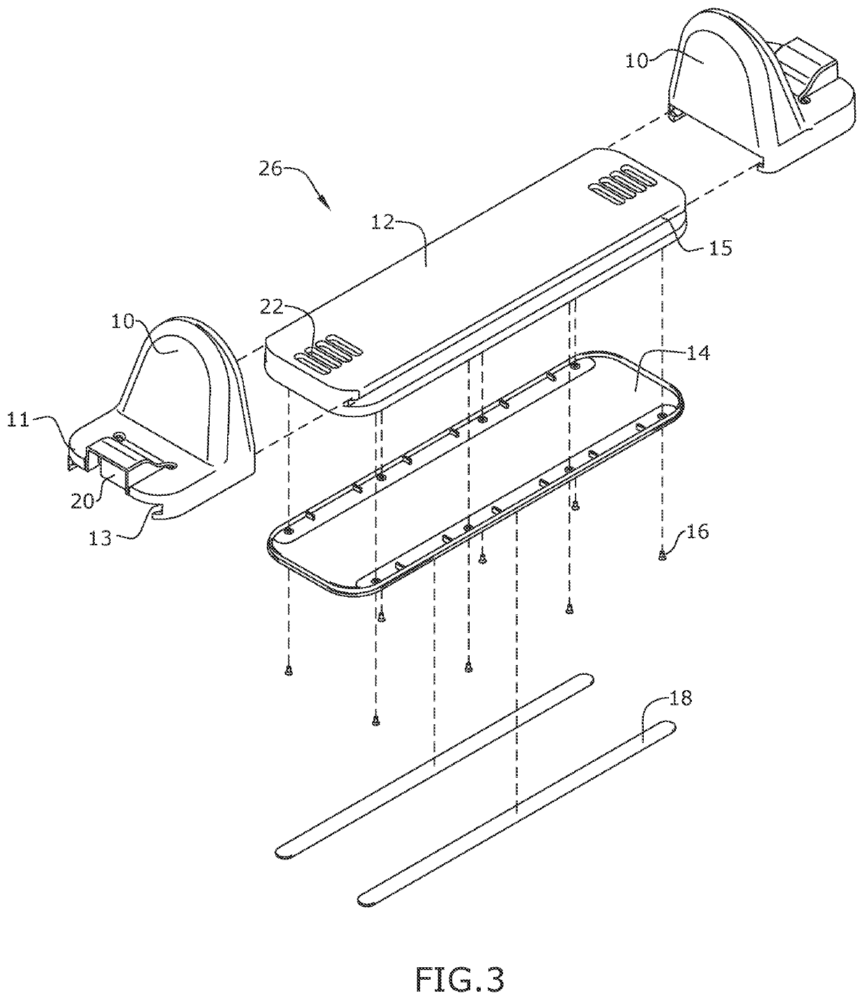 Apparatus and method for relieving tightness in the hip flexor muscles