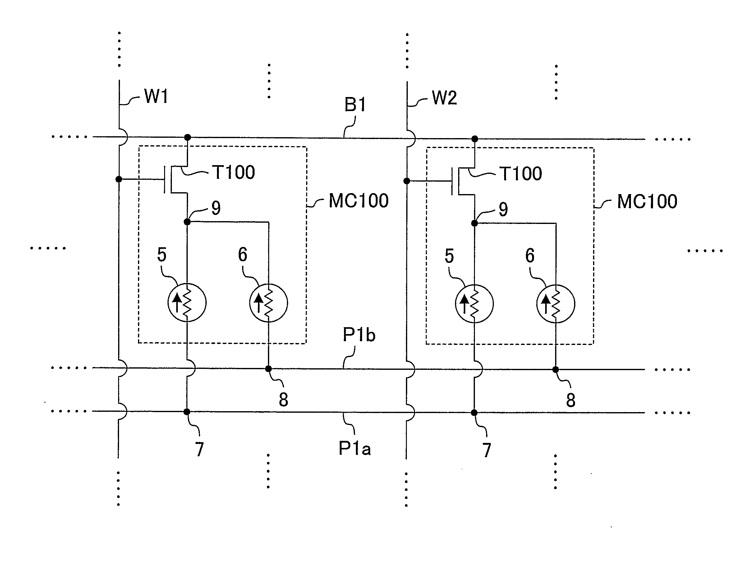 Memory device, memory circuit and semiconductor integrated circuit having variable resistance