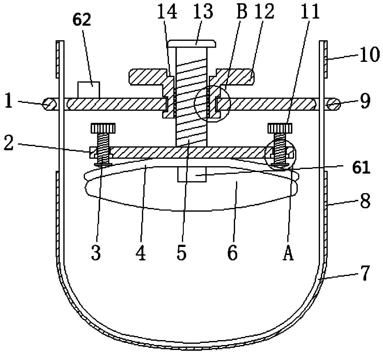 Medical surgical hemostasis auxiliary device and prompt method