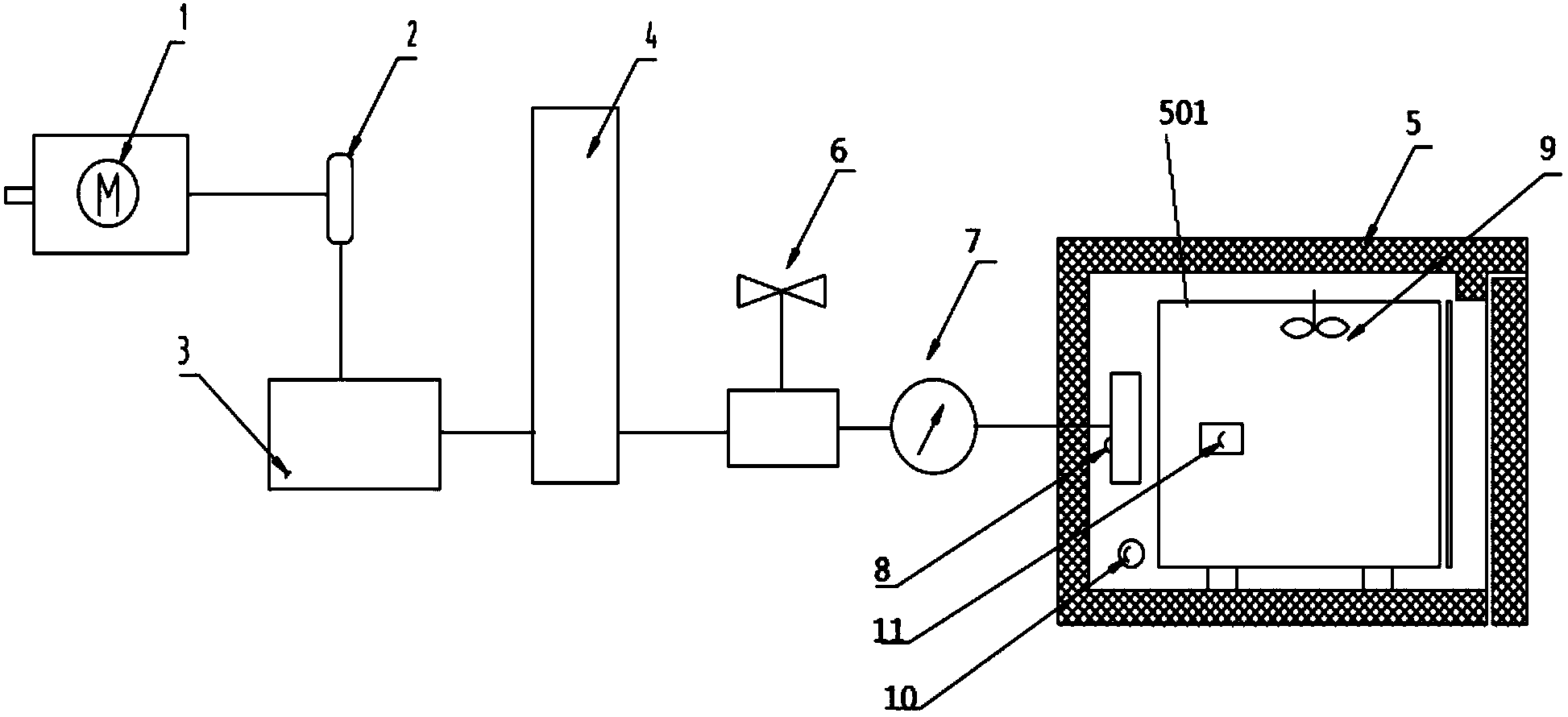 Device for testing emission rate of pollutants in building material and use method of device