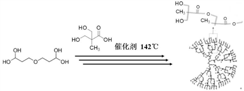 A high-strength environmentally friendly lightweight polyurethane foam using hyperbranched polyester polyol as a crosslinking agent and its preparation method