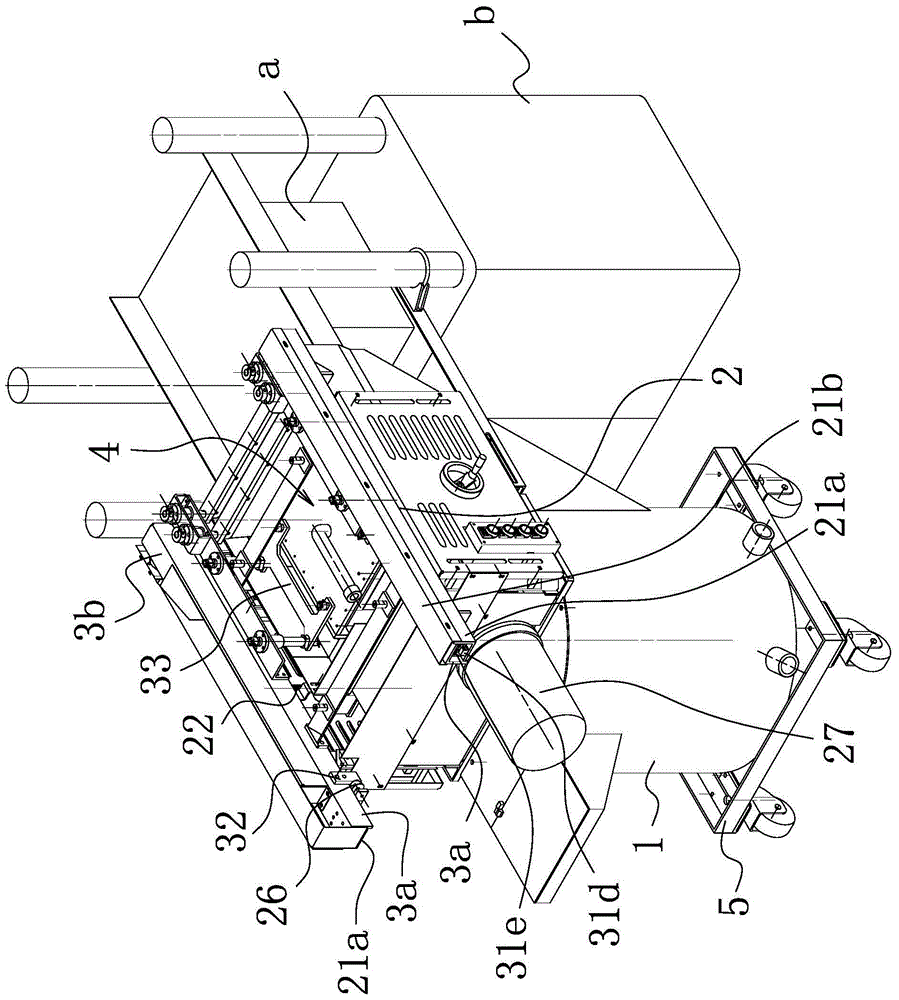 Material feeding and injection device for automatic molding equipment