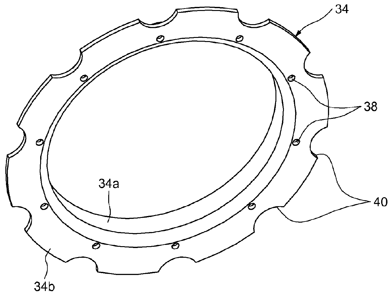 Thrust bearing and suspension for vehicle
