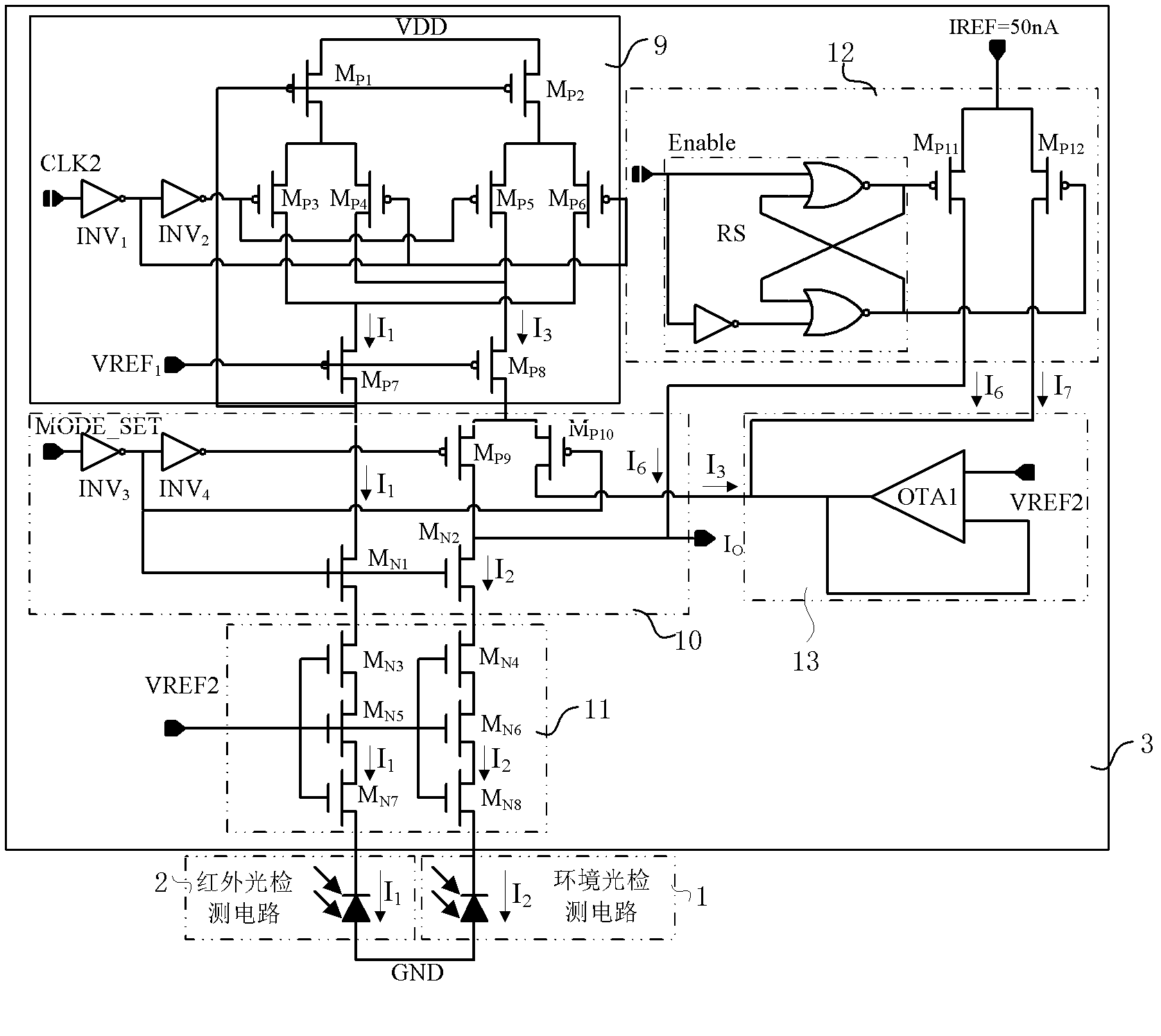 Visible light sensor