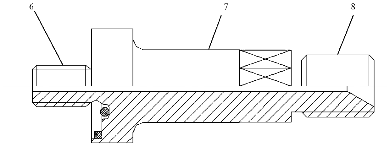 Adapter joint for small-bore gas/liquid pressure measurement