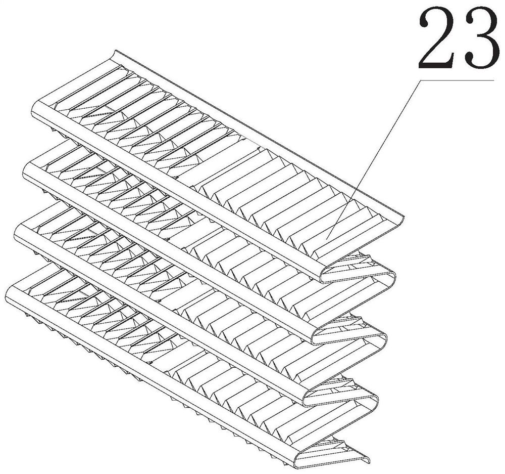 A microchannel heat exchanger