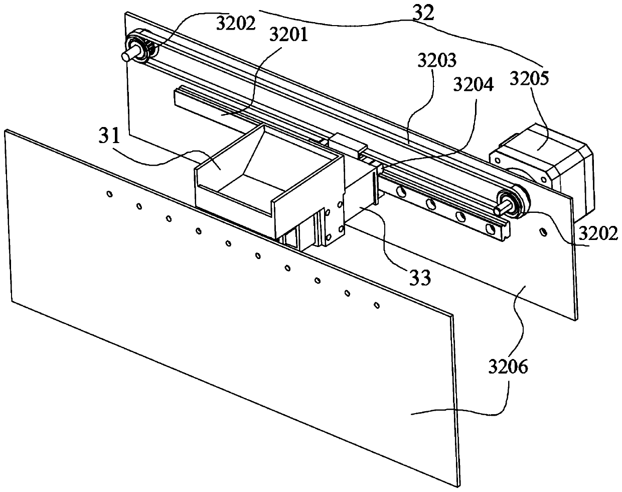 Automatic medicine dispensing device for old people to take medicine