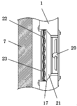 Clothes wardrobe with drying function and internal air ventilating improving effect