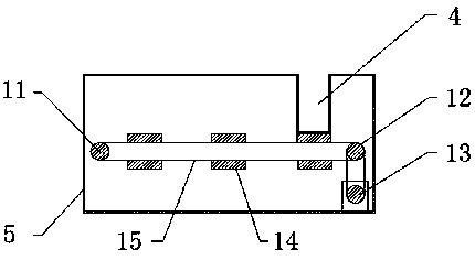 Automatic detection device for appearance of glass tube