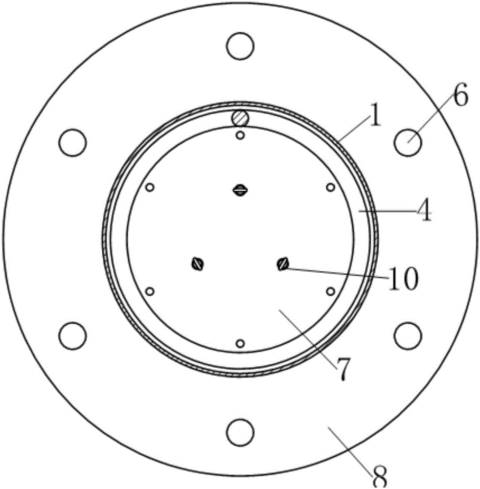 Back pressure type spiral spring damper with adjustable initial rigidity