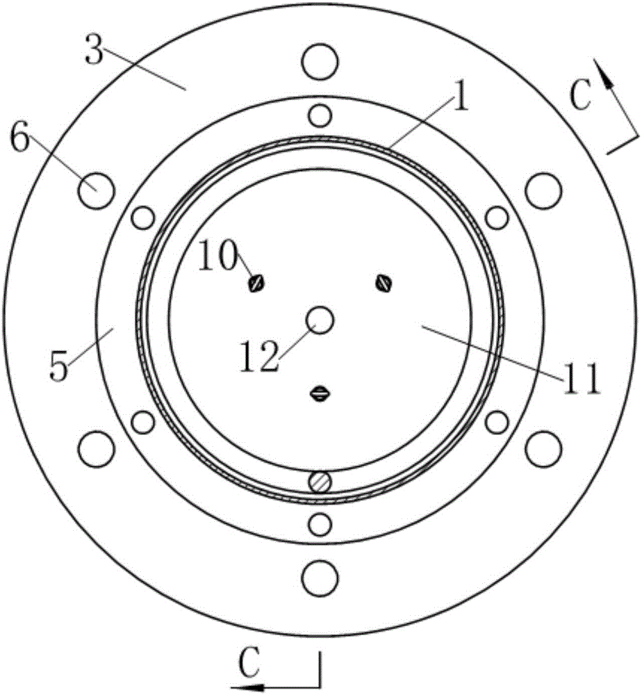 Back pressure type spiral spring damper with adjustable initial rigidity