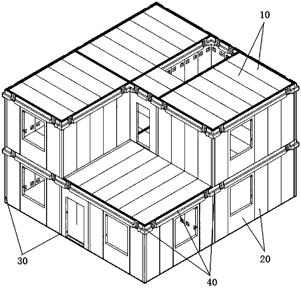 Full-fabricated-type house system