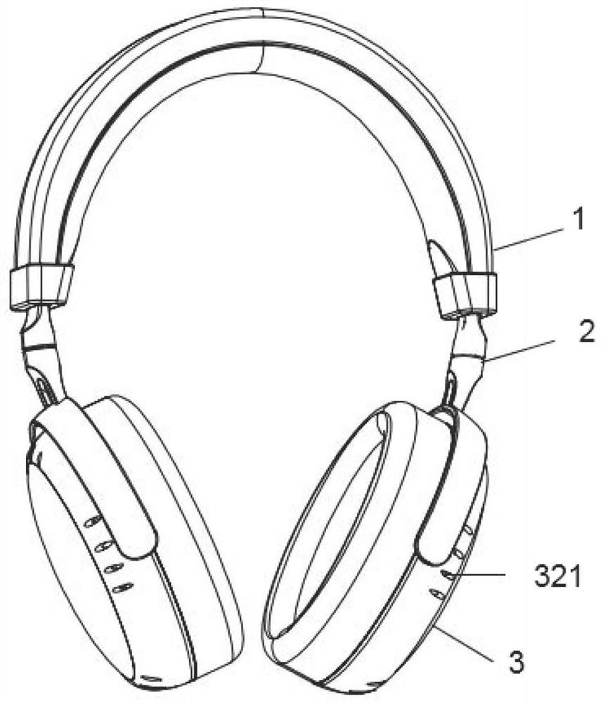 Temperature control earmuff and temperature control earphone thereof