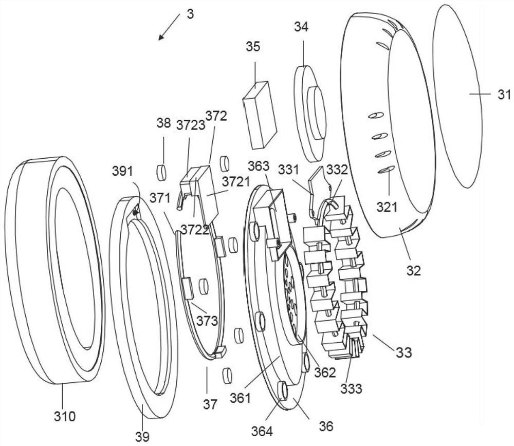 Temperature control earmuff and temperature control earphone thereof