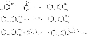 Synthetic method of fenbendazole