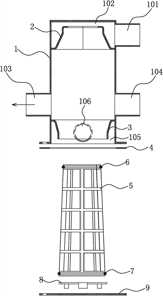 Water filter and operating principle thereof
