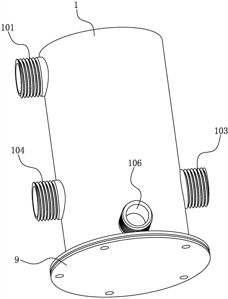 Water filter and operating principle thereof