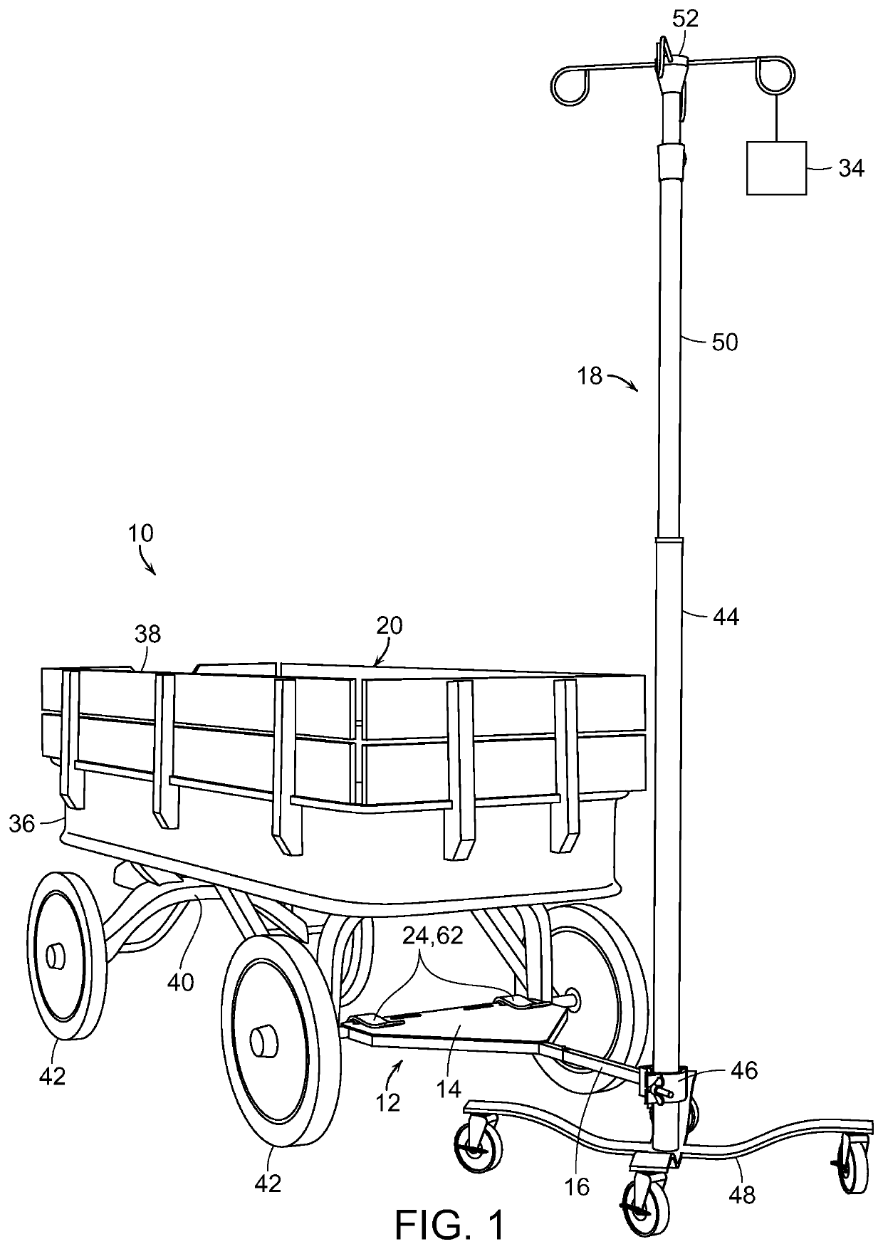 Chemo mobile cart system