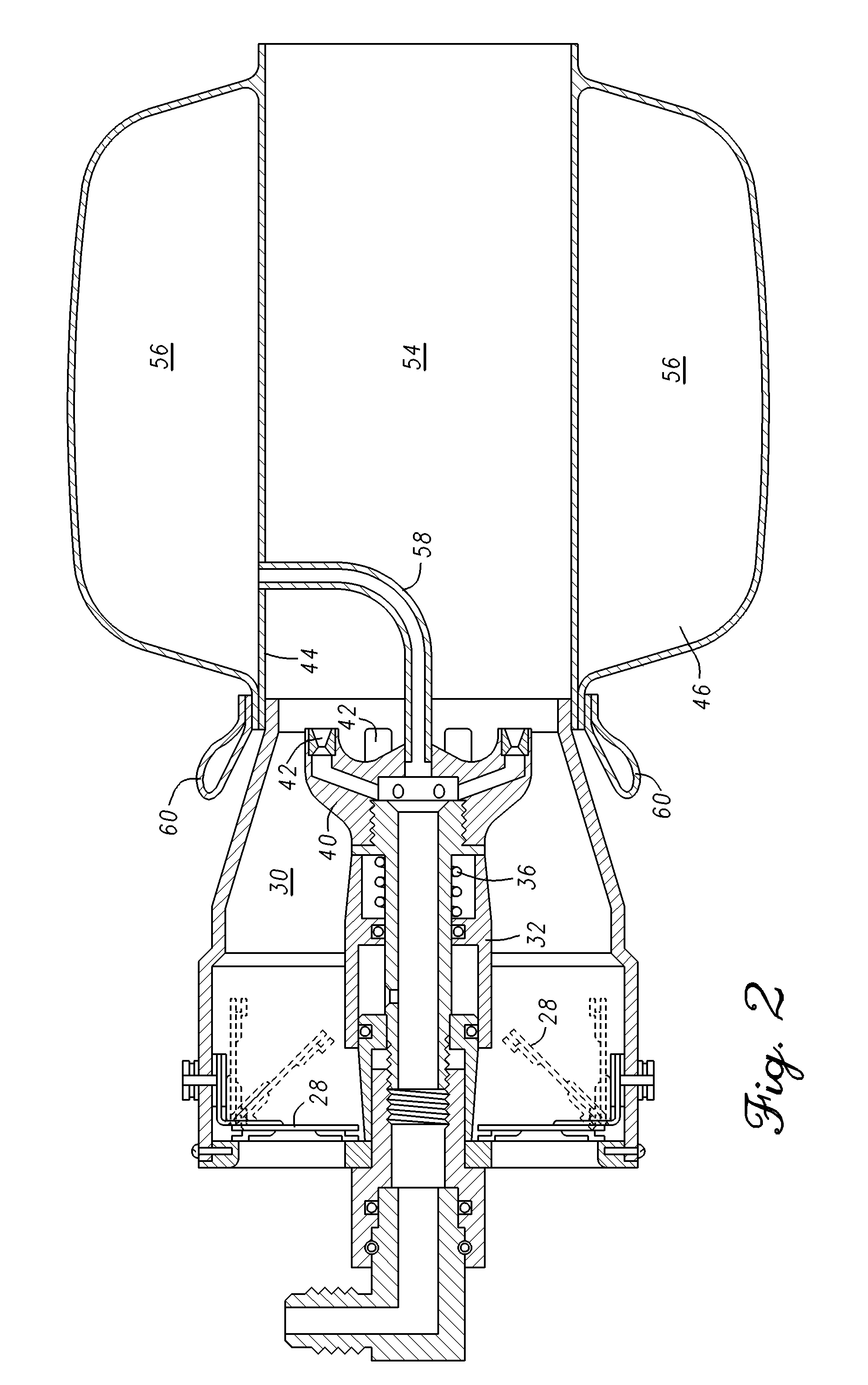 Inflation aspirator with collapsible barrel
