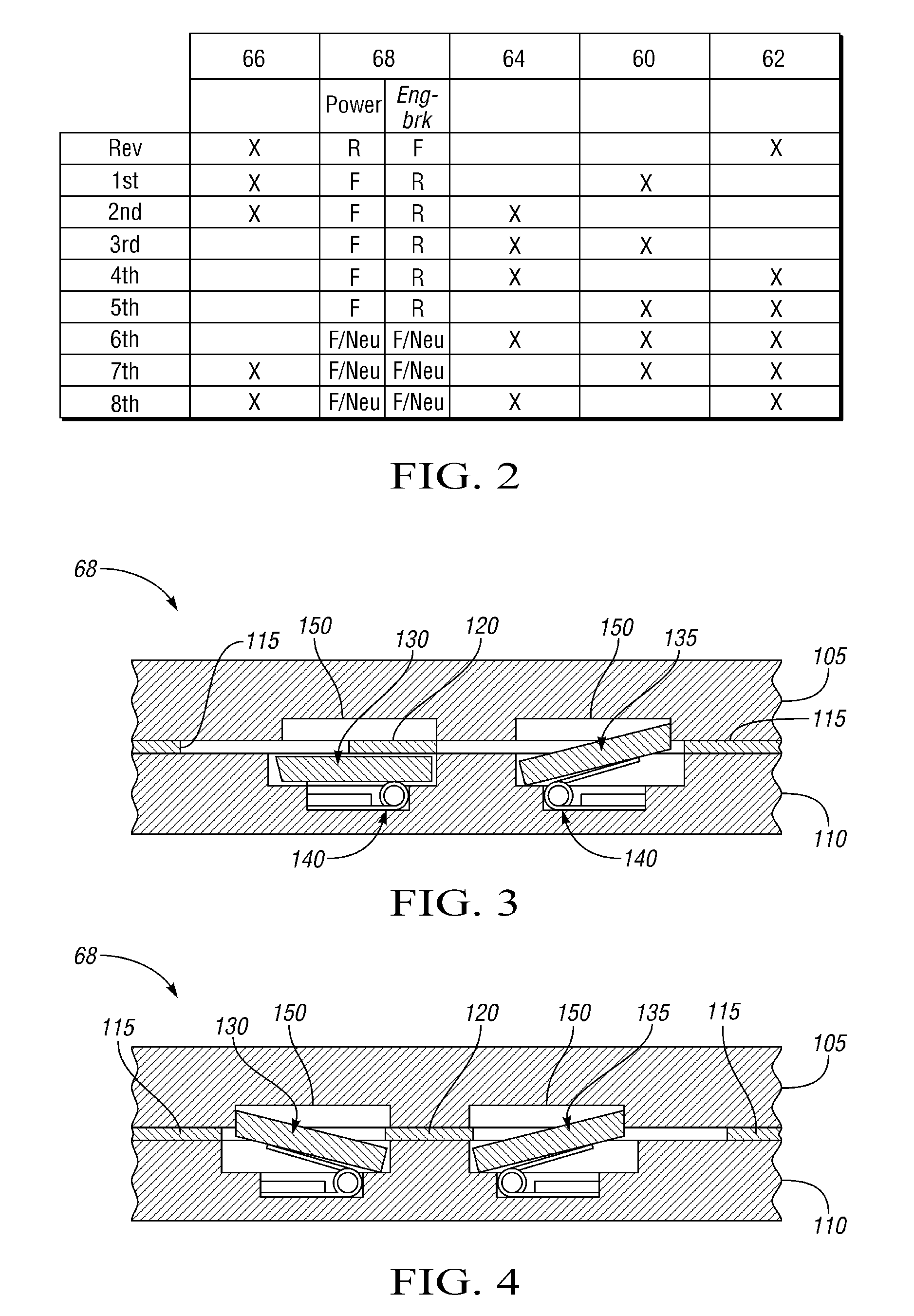 Multi-speed transmission with selectable one-way braking clutch