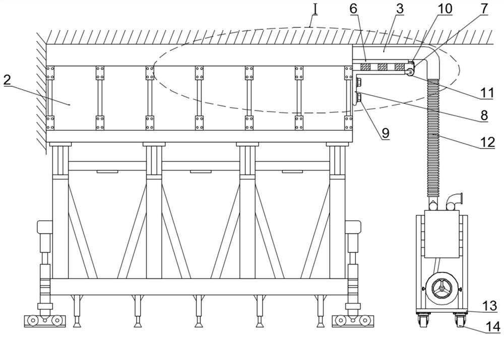 Concrete construction method for tunnel secondary lining vault