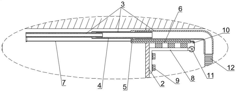 Concrete construction method for tunnel secondary lining vault