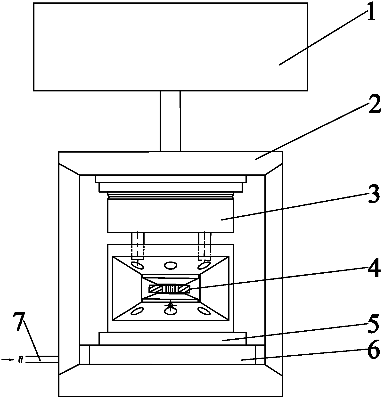 Anvil cell high pressure device for in situ neutron diffraction