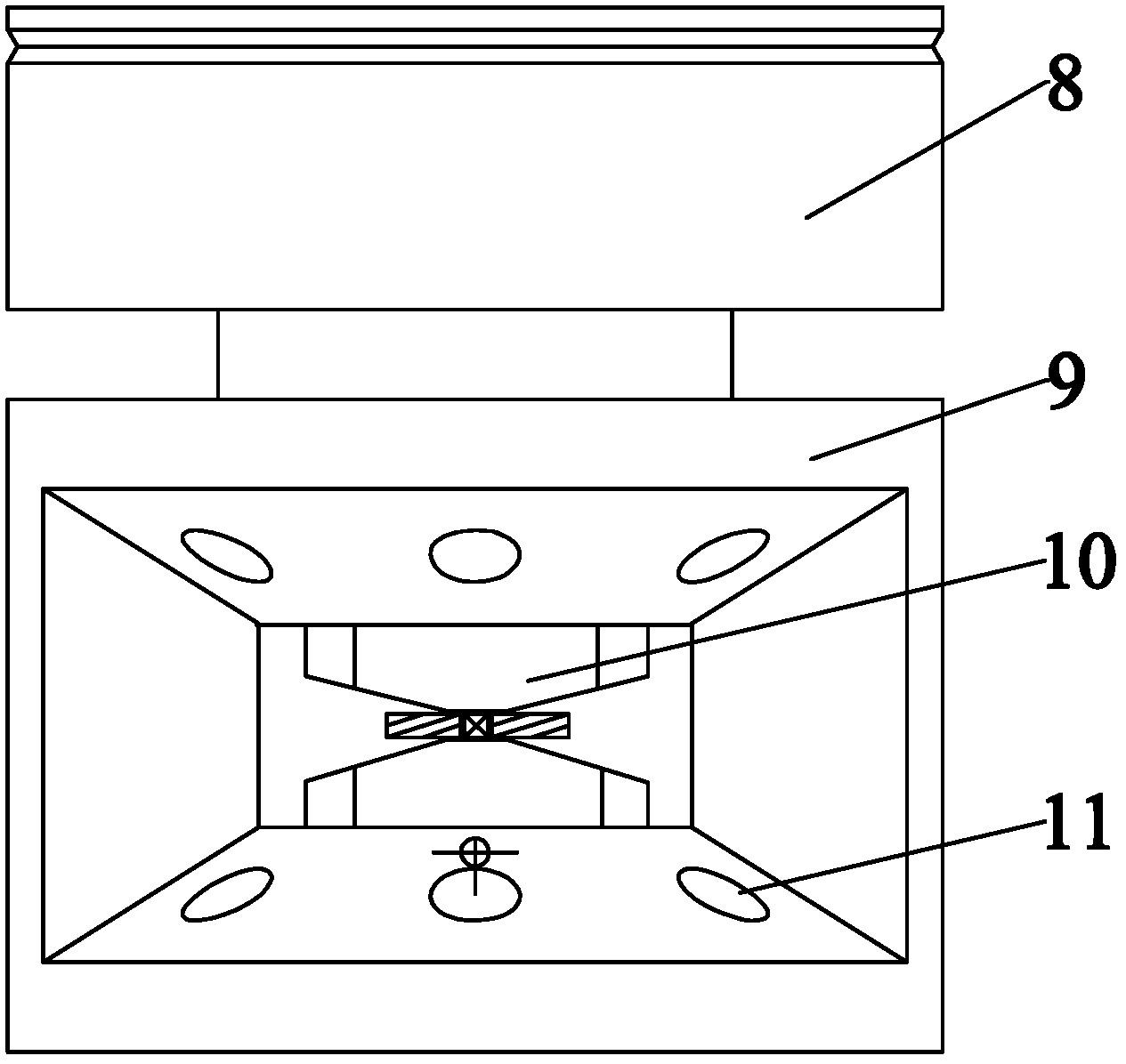 Anvil cell high pressure device for in situ neutron diffraction