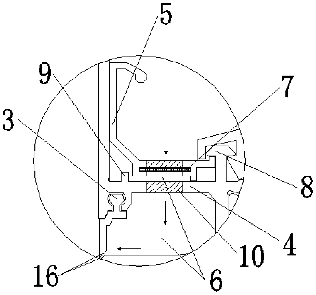 Energy-saving door and window drainage anti-mosquito structure and mounting method