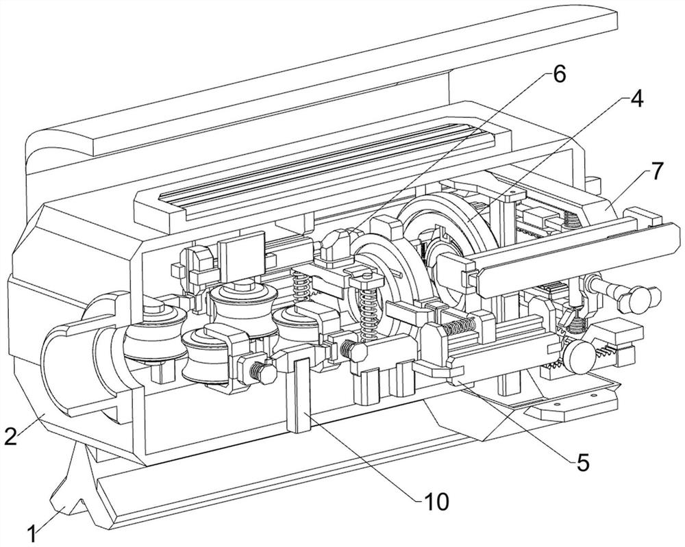 Peeling device for assembling connecting wire of electrical equipment