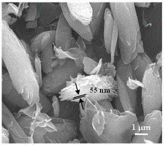 Nanosheet piled lithium iron phosphate/graphene composite material and preparation method thereof