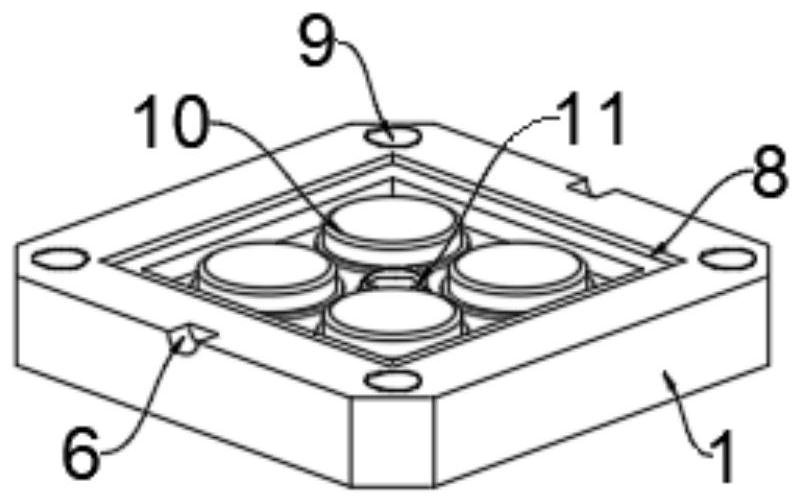 Mold for pouring latex products and processing method