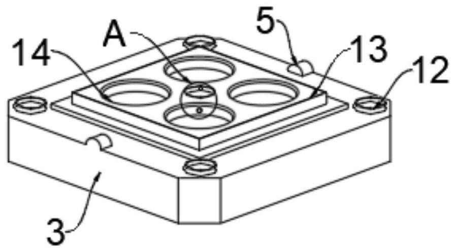 Mold for pouring latex products and processing method