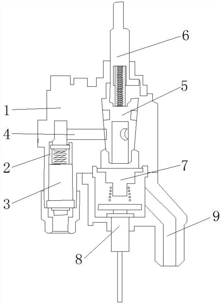 An automatic temperature control gas safety valve