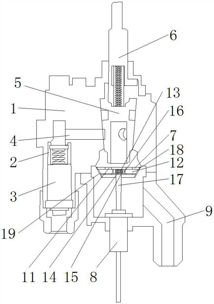 An automatic temperature control gas safety valve