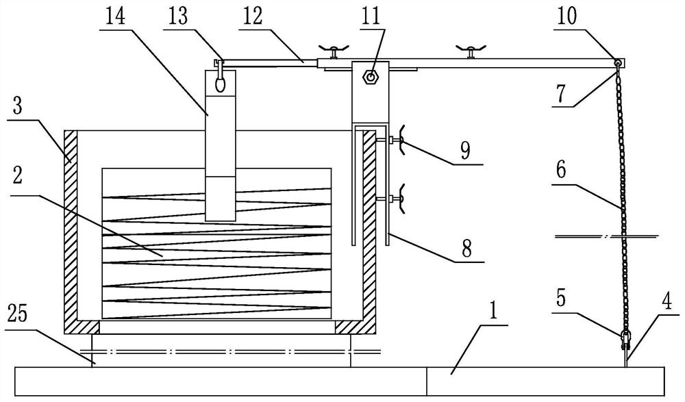 Oil replenishment method for power transformer and expander lifting device thereof