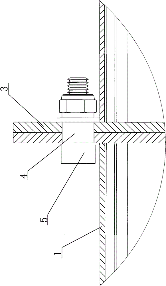 Connecting structure for washing cabins in tunnel washing machine