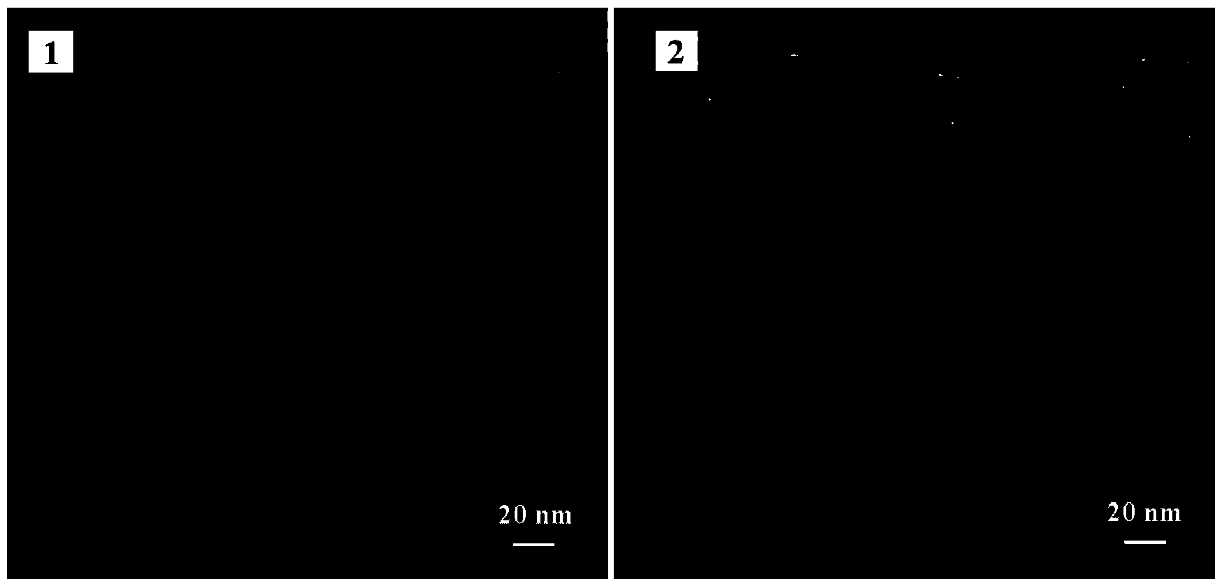 Method for directly synthesizing mesoporous material coated heteropolyacid functionalized MOF material