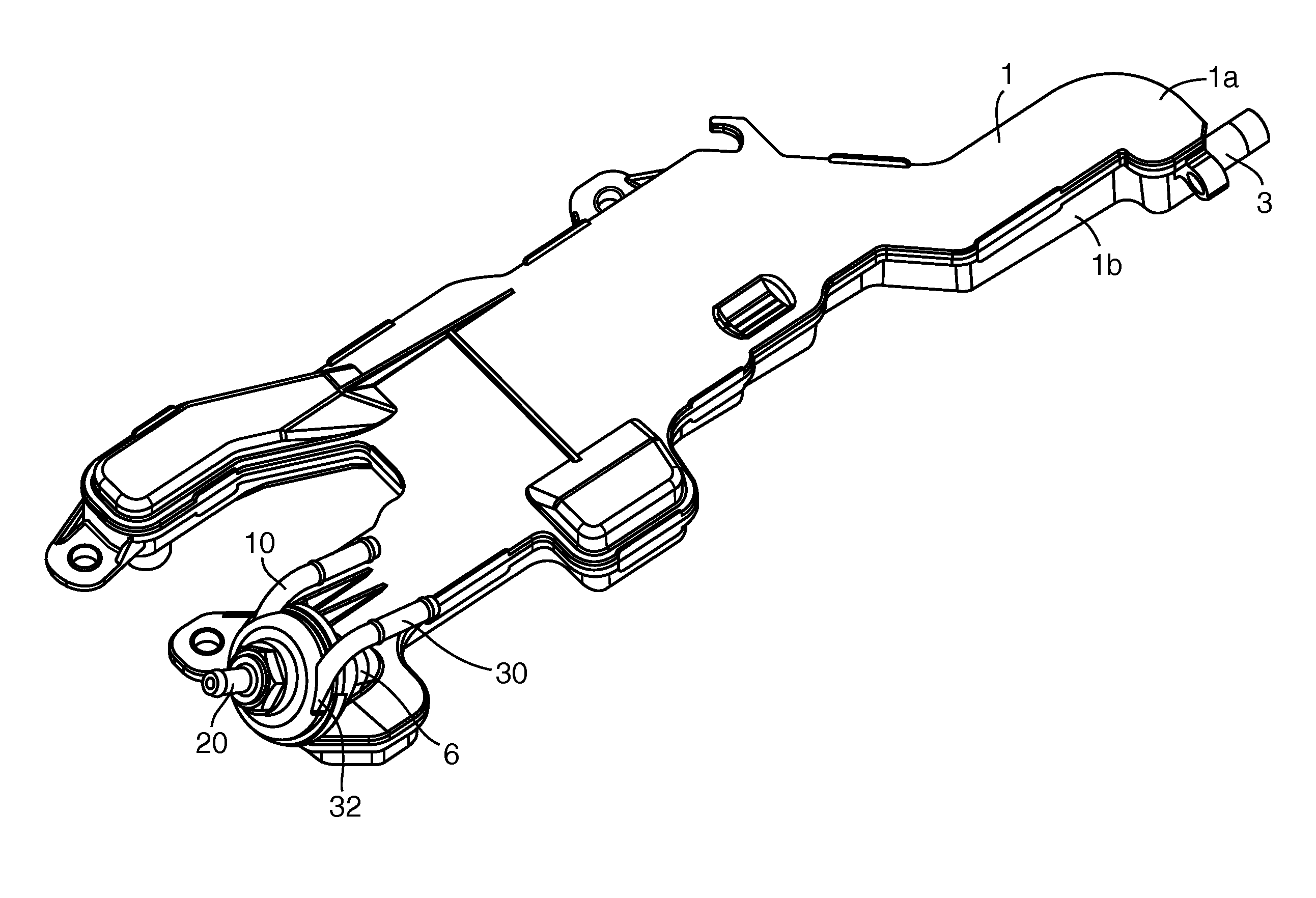 Heating device of a PCV valve