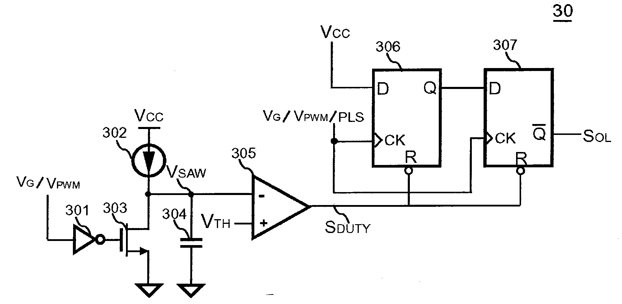 Power supply unit with functions of open loop protection and short circuit protection