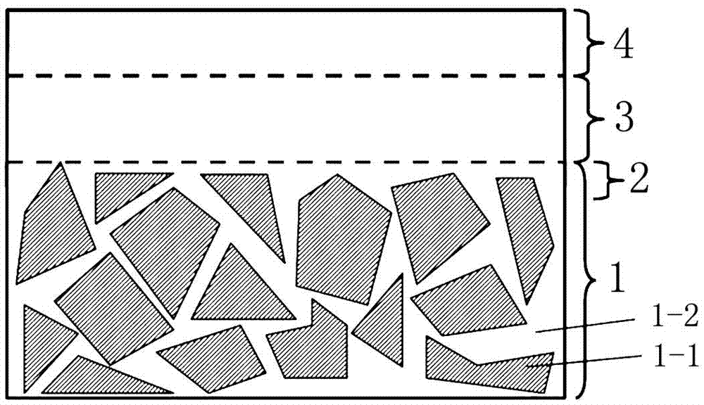 A method for preparing gradient hard composite coating on the surface of cemented carbide